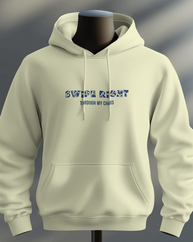 Standards Stay, people rotate, Swiping right through my chaos unisexual hoodie