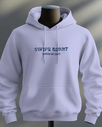 Standards Stay, people rotate, Swiping right through my chaos unisexual hoodie