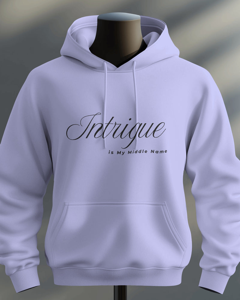 Intrigue is My Middle Name unisexual hoodie