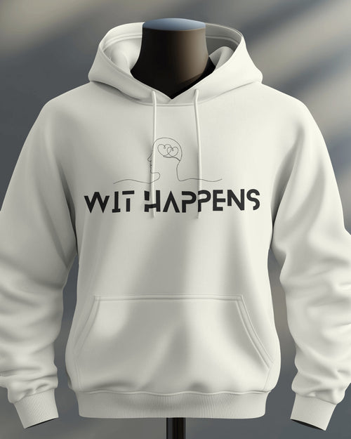 Wit Happens unisexual hoodie