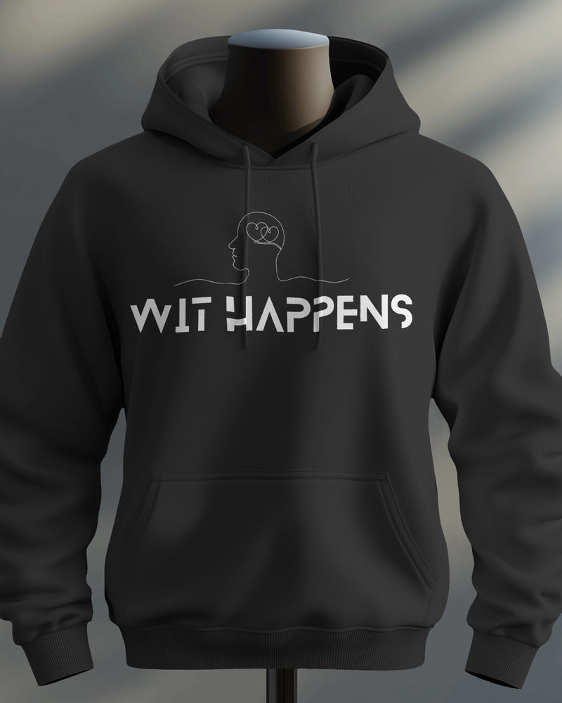 Wit Happens unisexual hoodie