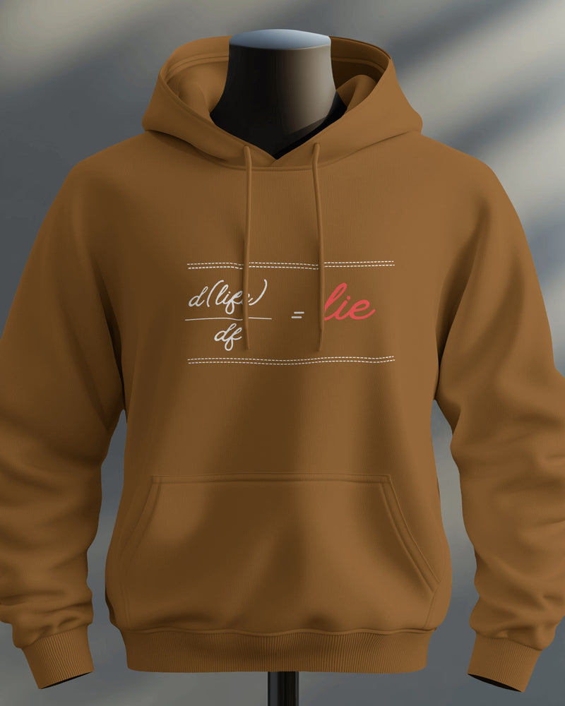 d(life)/df=lie unisexual hoodie