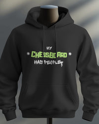 my chesboard has people unisexual hoodie