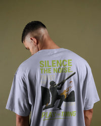 Silence the noise trust the glory, play the timing.  Unisexual T-shirt