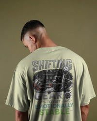 Shifting gears to get emotionally stable.  Unisexual T-shirt