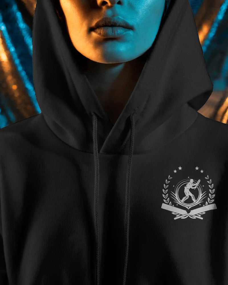 Discipline in the nets, glory on the pitch. Unisexual Hoodie