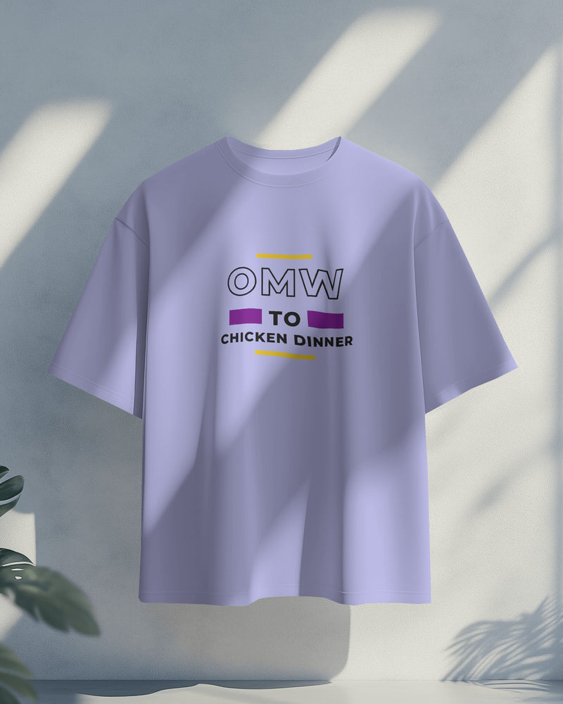 OMW to Chicken Dinner unisexual T shirt