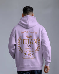 My Pet Name is IITian custom BATCH YEAR Unisexual Hoodie