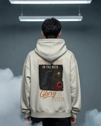 Discipline in the nets, glory on the pitch. Unisexual Hoodie